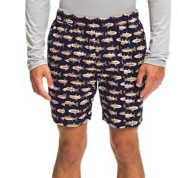 NWT The North Face Class V Printed Pull-on Shorts Fly Reel Printed XXL - Picture 1 of 4